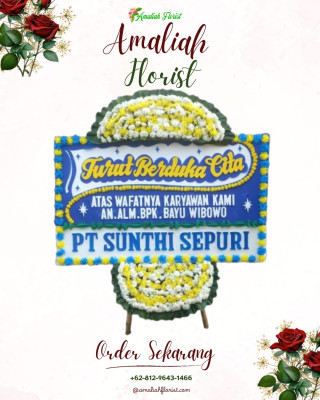 Papan Bunga Duka di Pulau Laut Tengah